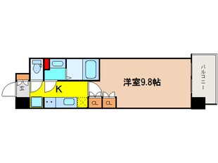 コンフォリア阿波座の物件間取画像